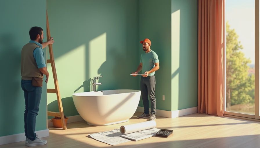 Illustration for bath addition cost